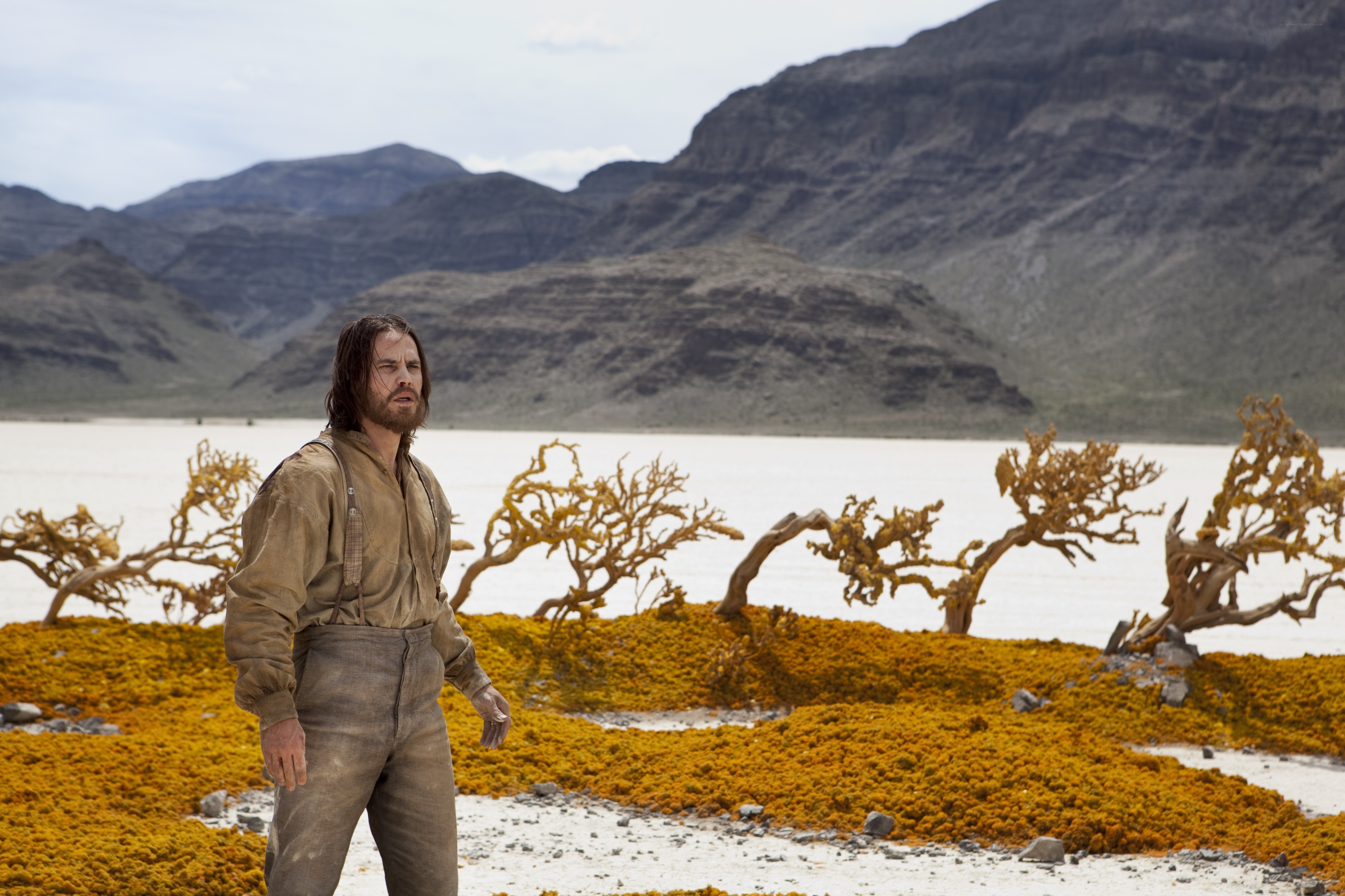 man in desert landscape