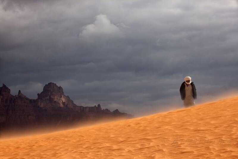 Man in Desert