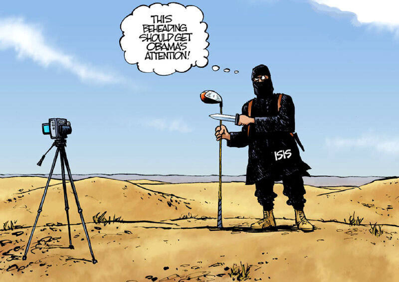 Man in Desert with Golf Club