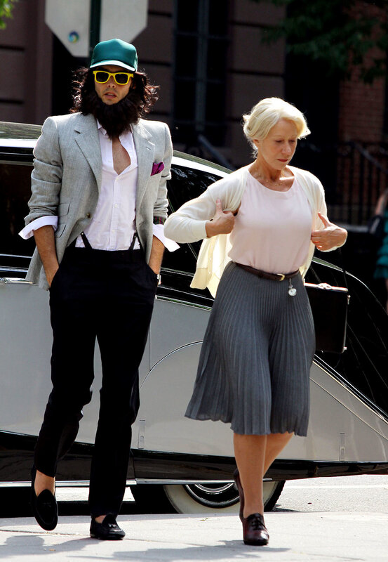 Man in disguise with woman