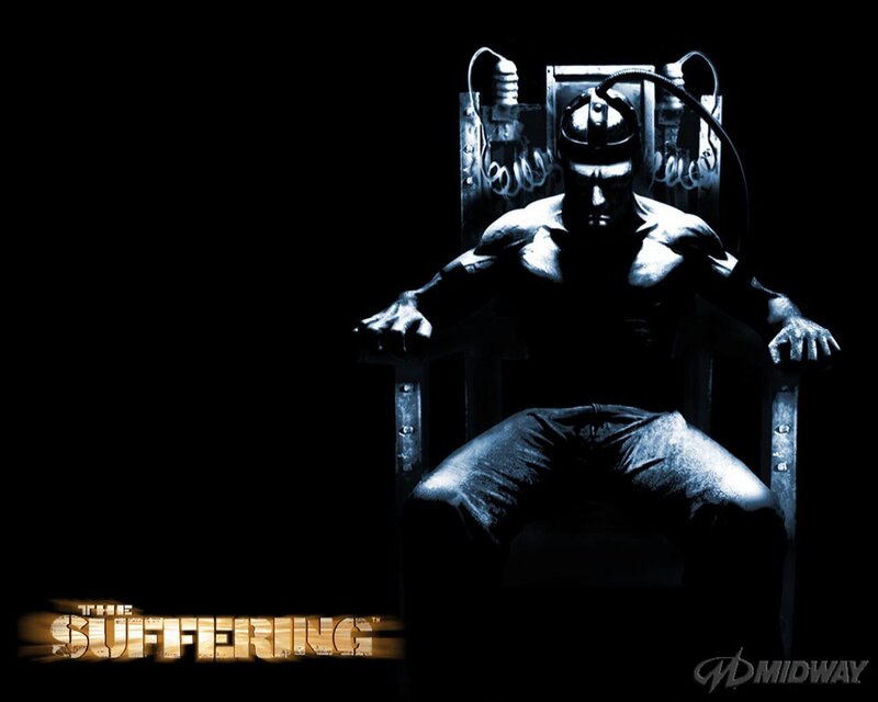 Man in Electric Chair — Black