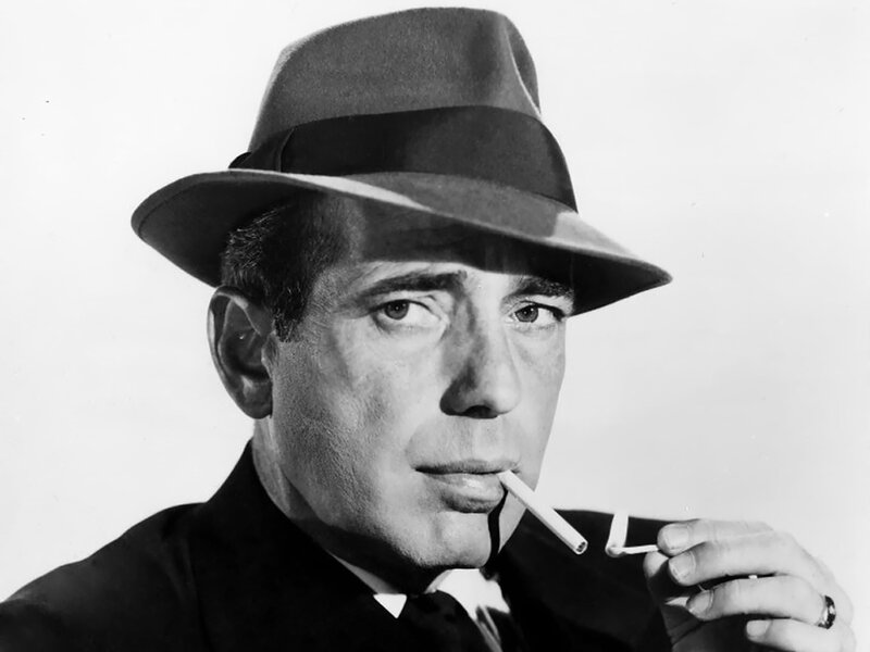 Man in Fedora Hat — Black, Serious