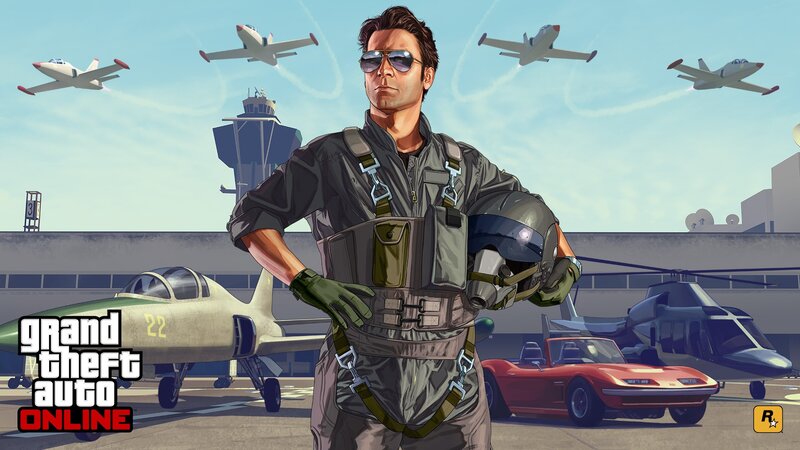 Man in Flight Gear