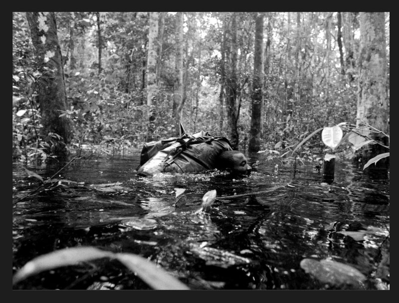 Man in Flooded Forest
