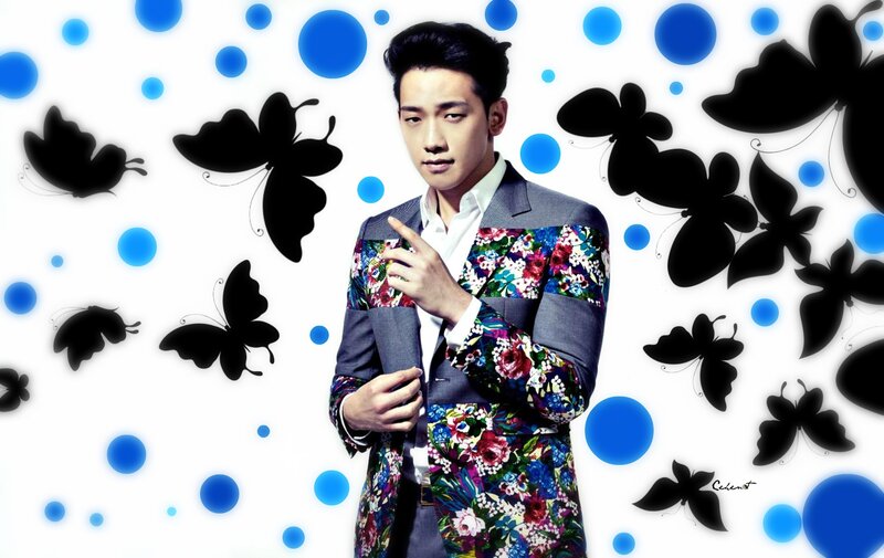 Man in Floral Suit