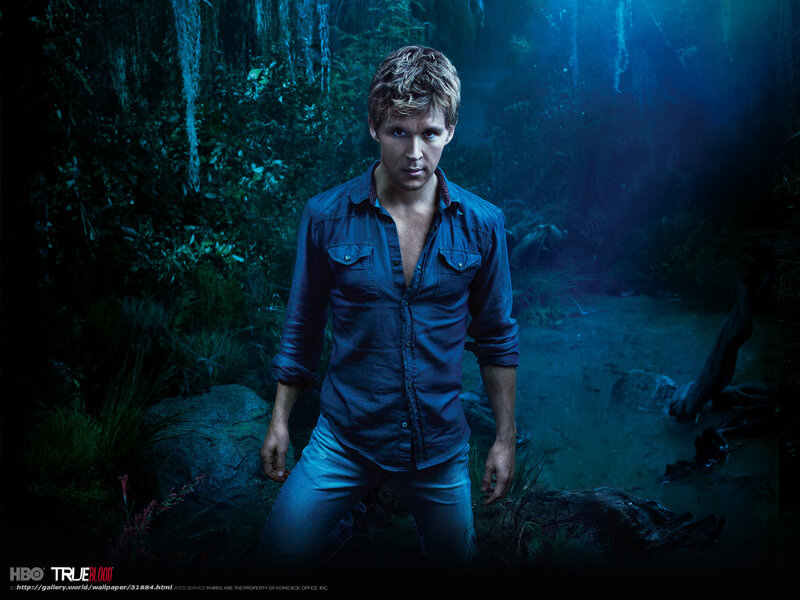 man in forest at night