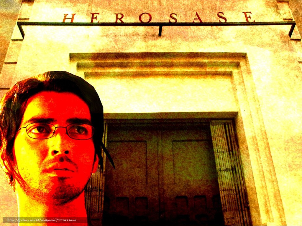Man in front of Herosase building