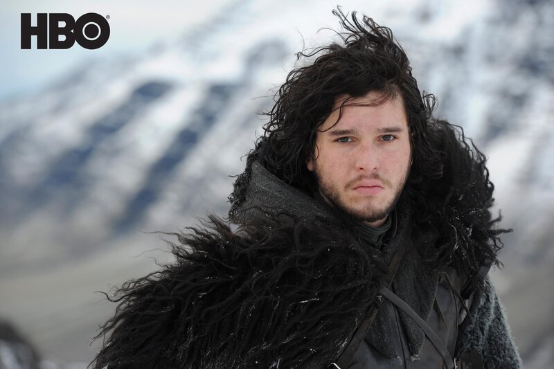 Man in Fur Cloak — Black, Dramatic, Winter, Photograph, Snowy Mountains