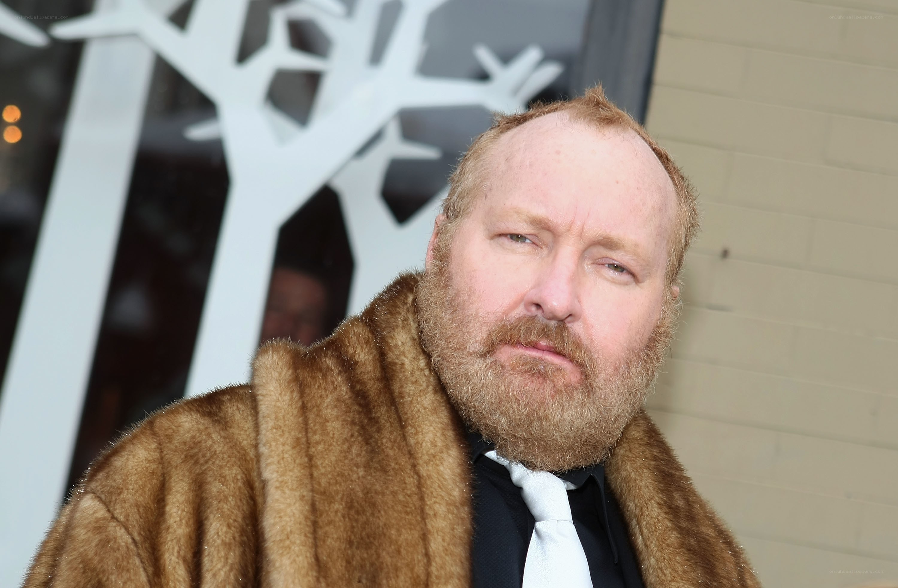 man in fur coat
