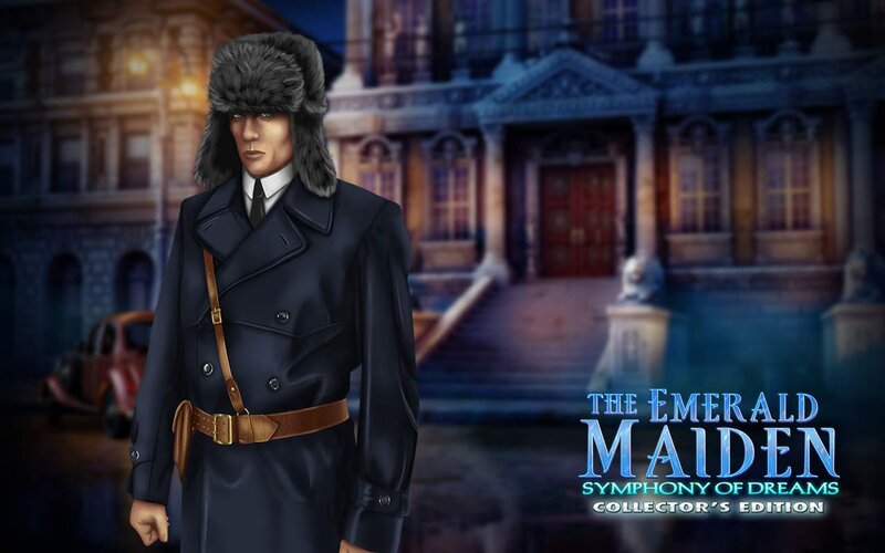 Man in Fur Hat — Blue