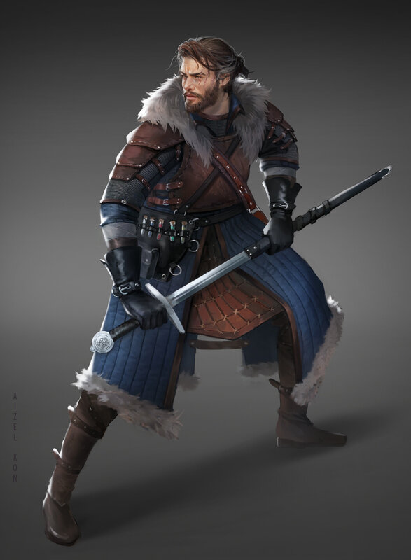 Man in Fur-lined Armor
