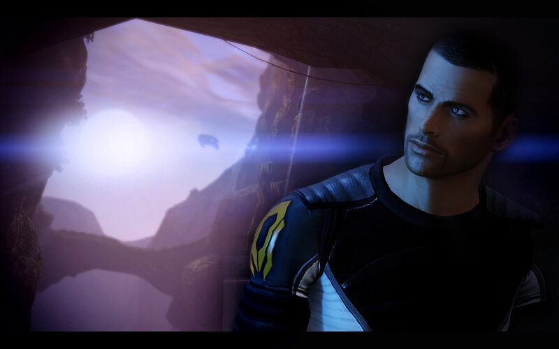 man in futuristic armor