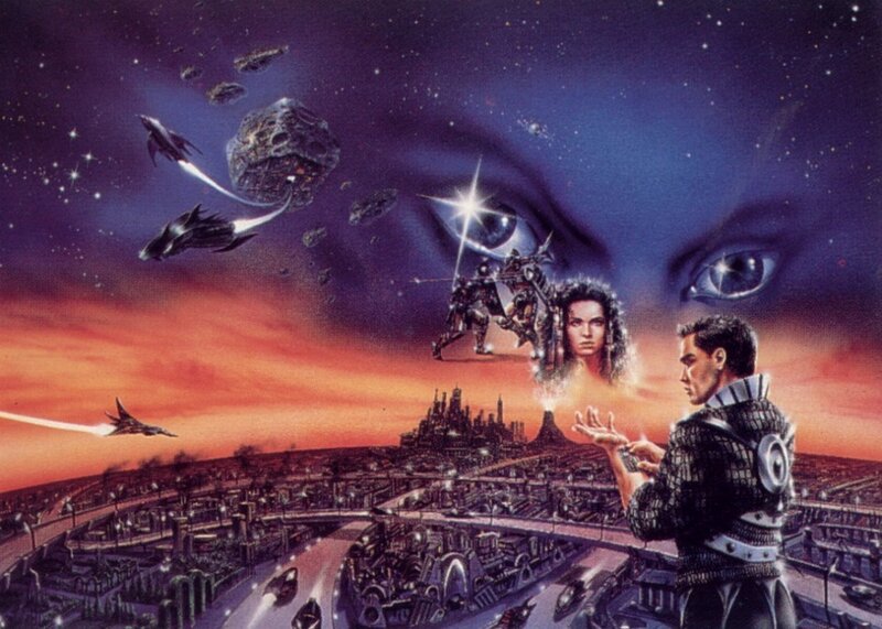Man in Futuristic Armor — Purple
