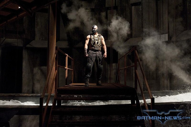 Man in Gas Mask on Platform