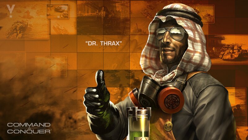 Man in Gas Mask — Orange