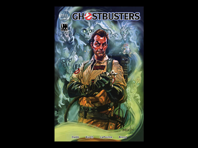 Man in Ghostbuster Suit — Green