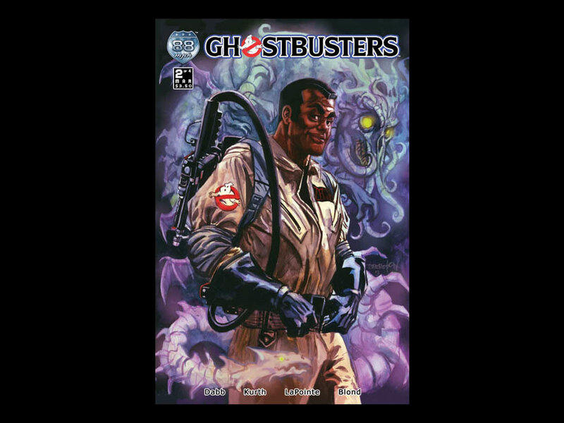 Man in Ghostbuster Suit