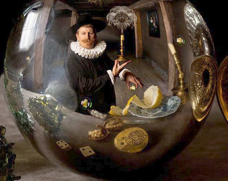 Man in Glass Sphere