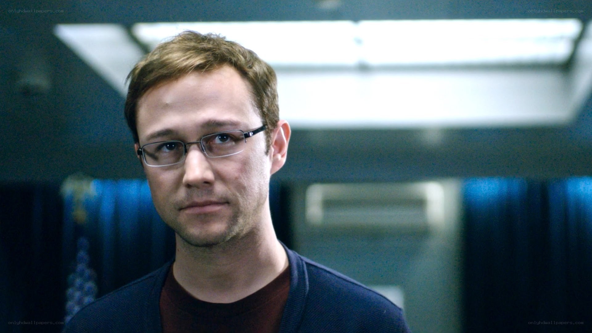 man in glasses looking at camera