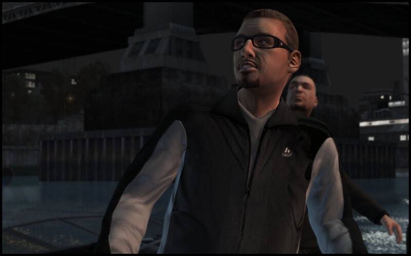 man in glasses on a boat