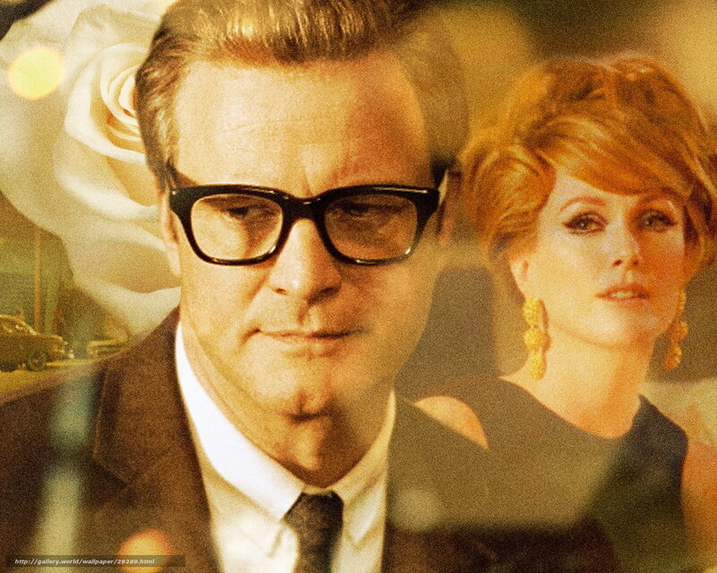 Man in glasses with woman in background