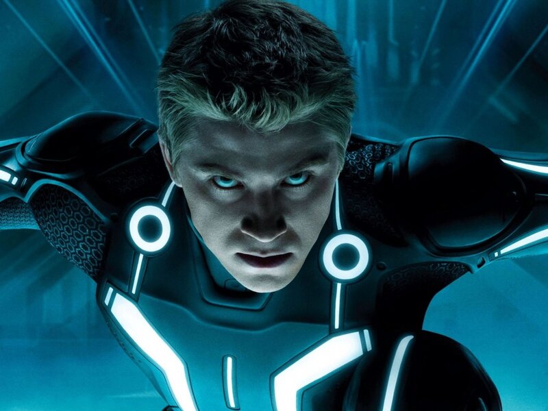 Man in Glowing Suit