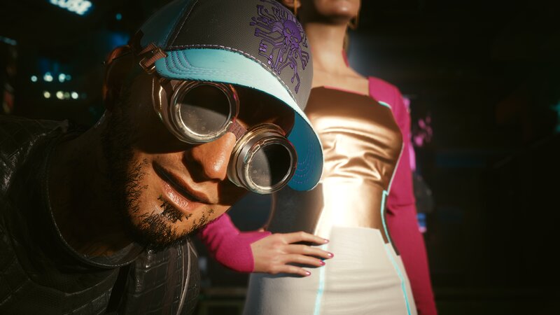 Man in Goggles and Cap