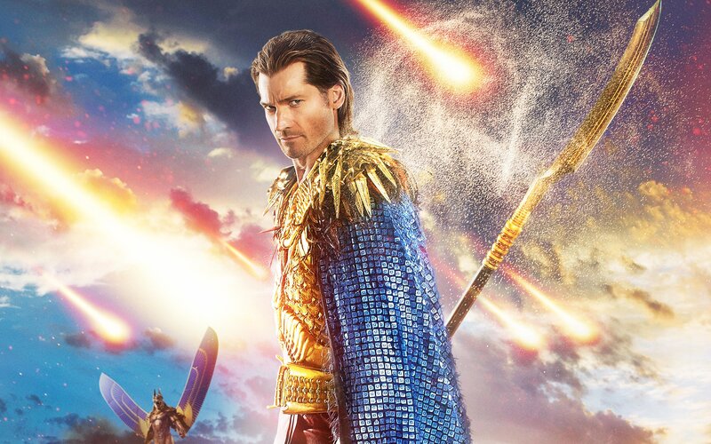 Man in Golden Armor — Blue