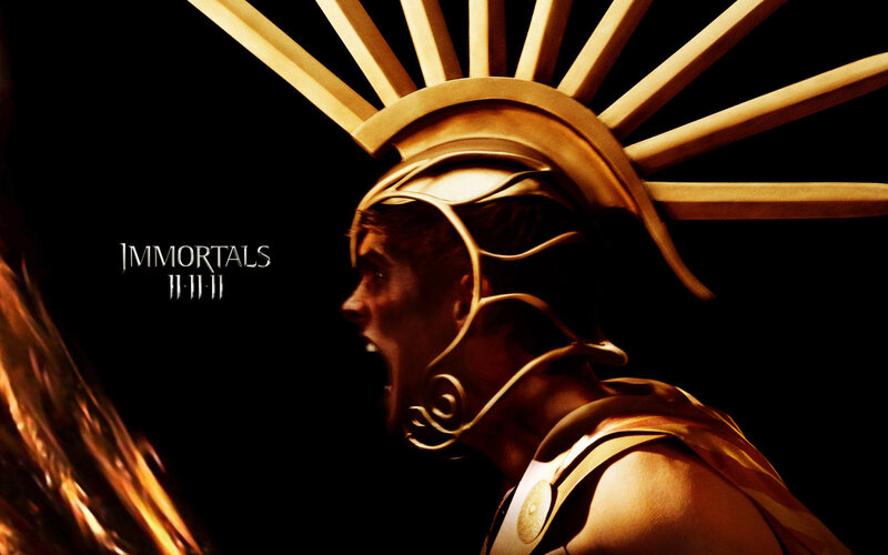 Man in Golden Helmet