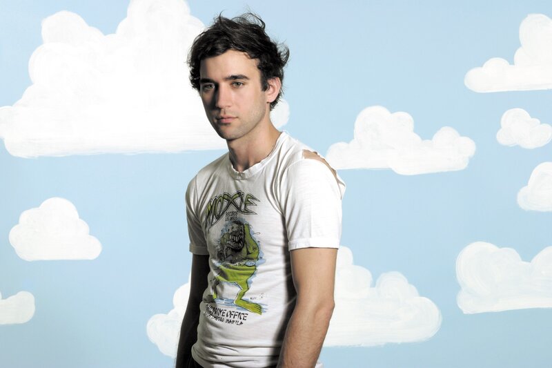 Man in Graphic T-shirt — Blue