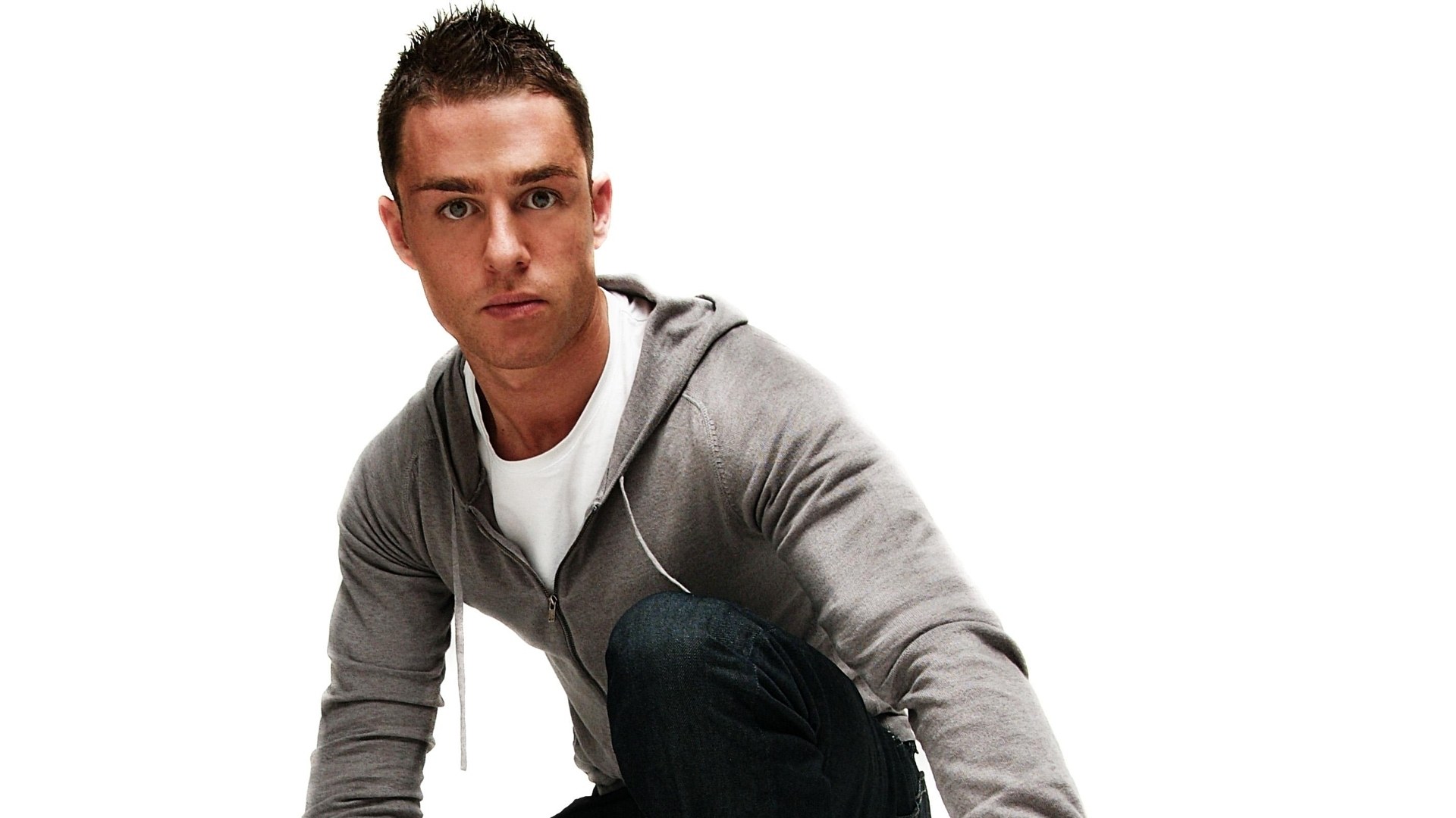 man in gray hoodie