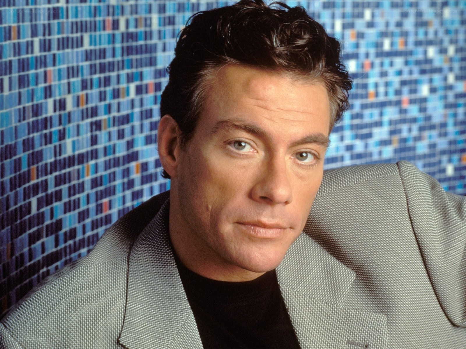 man in gray jacket