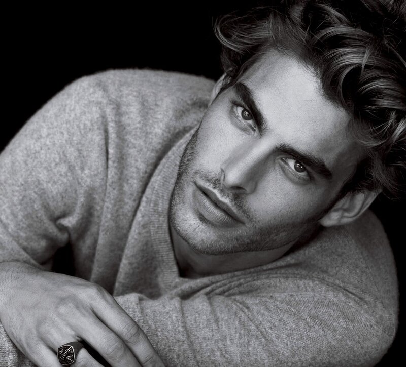 Man in Gray Sweater — Dramatic, Photograph