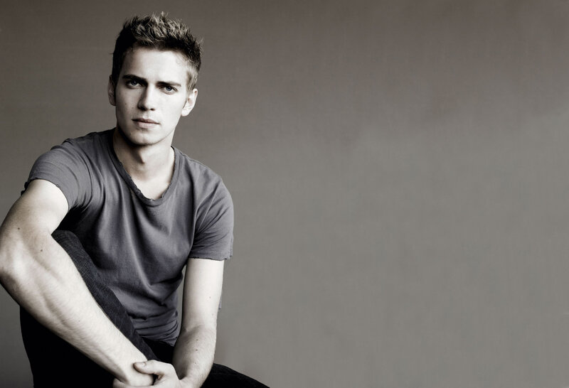 Man in Gray T-shirt — Serious