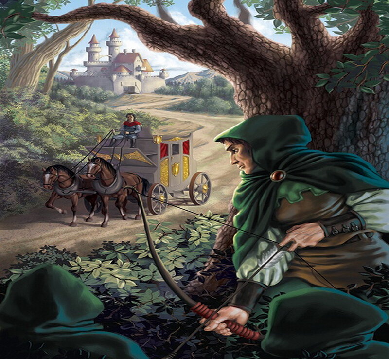 Man in Green Cloak — Dramatic