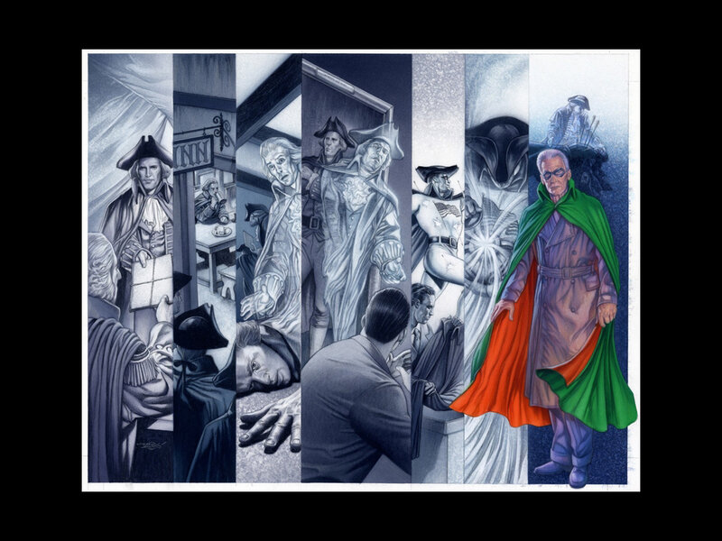 Man in Green Cloak