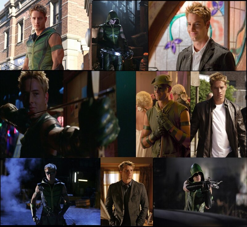 Man in Green Costume — Dramatic, Night