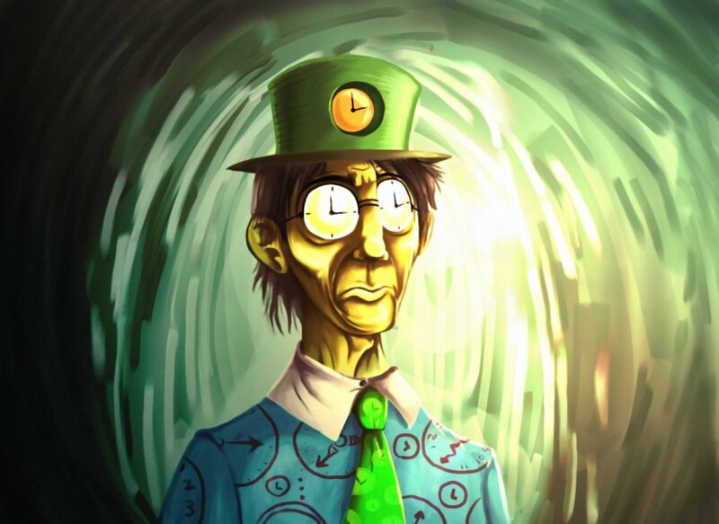 Man in Green Hat — Dramatic