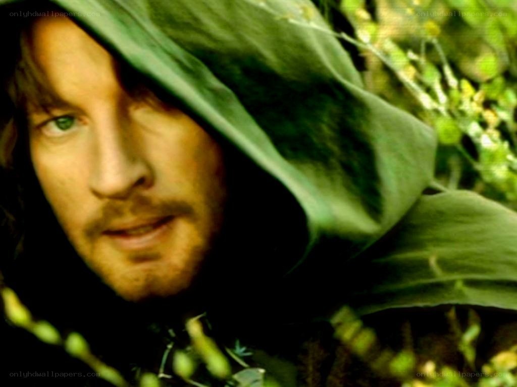 man in green hood