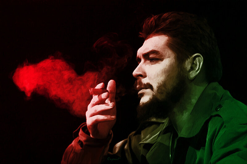 Man in Green Jacket — Red, Dramatic
