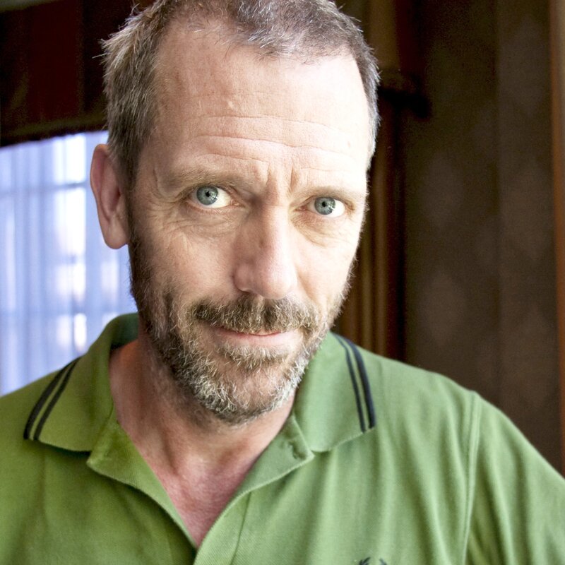 man in green polo shirt
