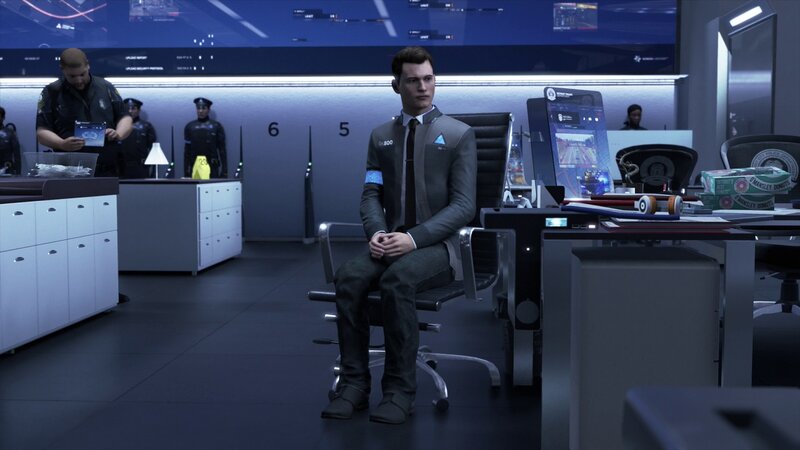 Man in Grey Suit — Blue