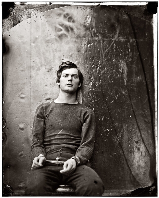 Man in handcuffs portrait