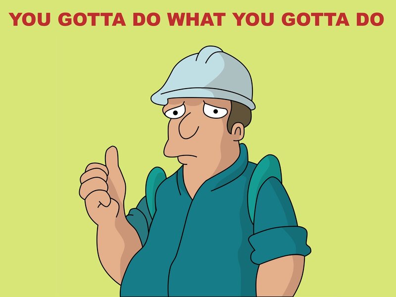 Man in Hard Hat — Green