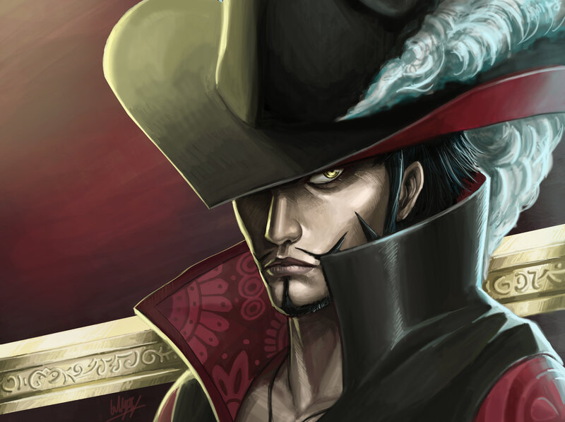 Man in Hat and Coat — Red