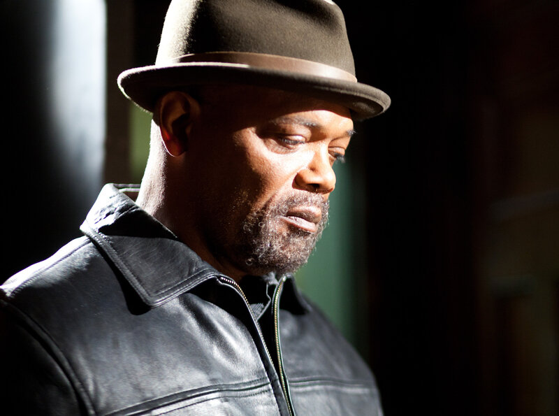 Man in Hat and Jacket — Black, Dramatic