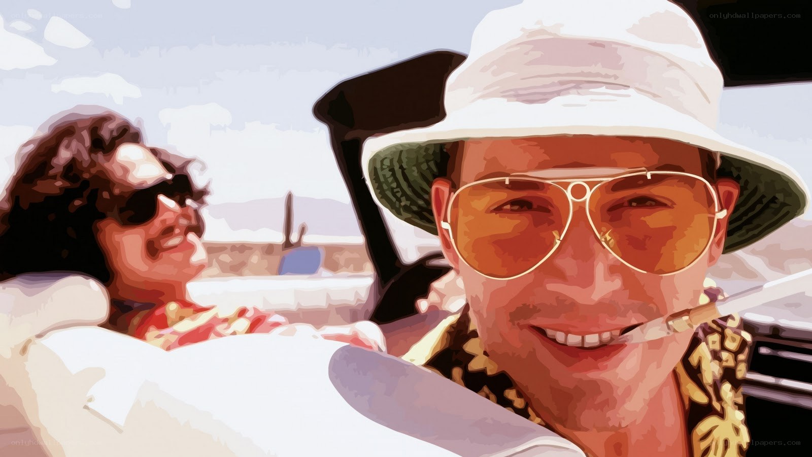 Man in hat and sunglasses