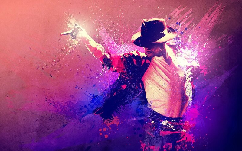 Man in Hat Dancing — Purple, Dynamic, Energetic