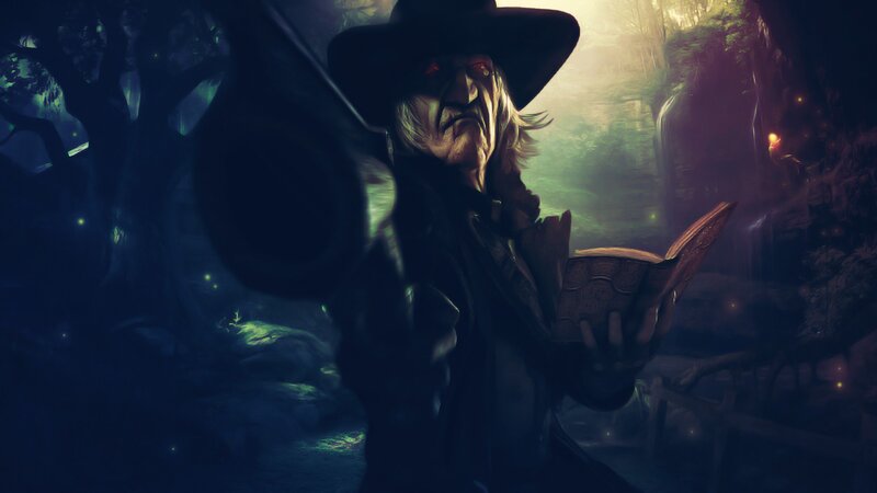 Man in Hat Holding Book