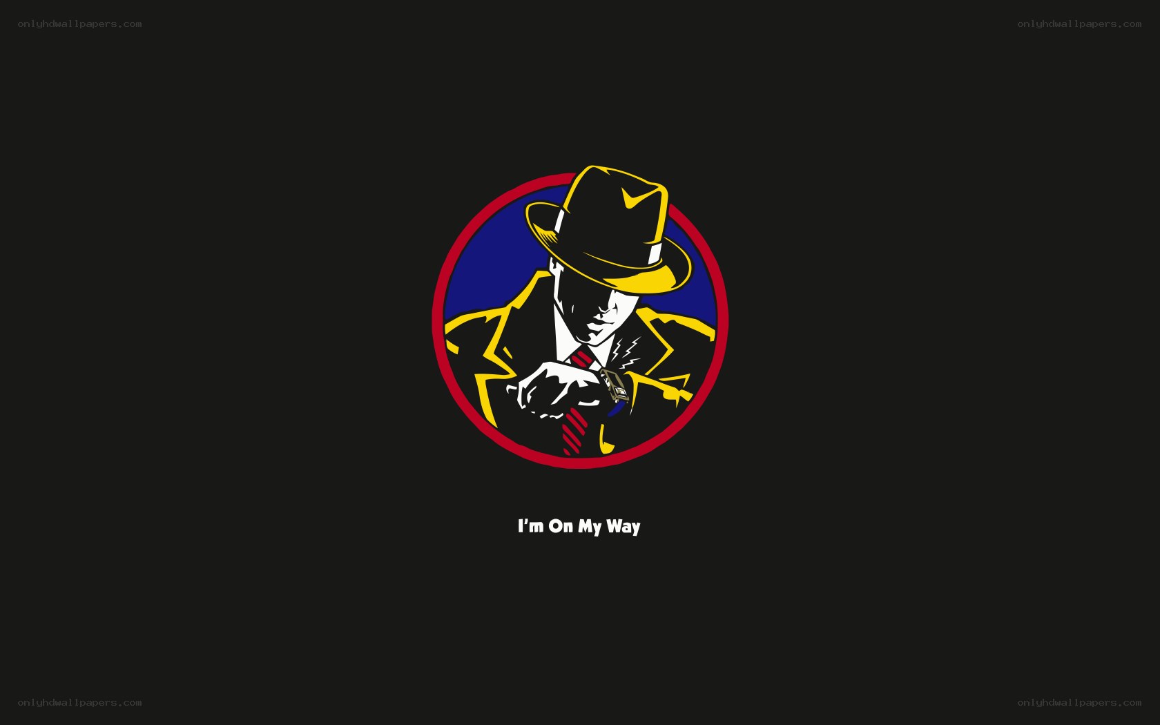 man in hat logo